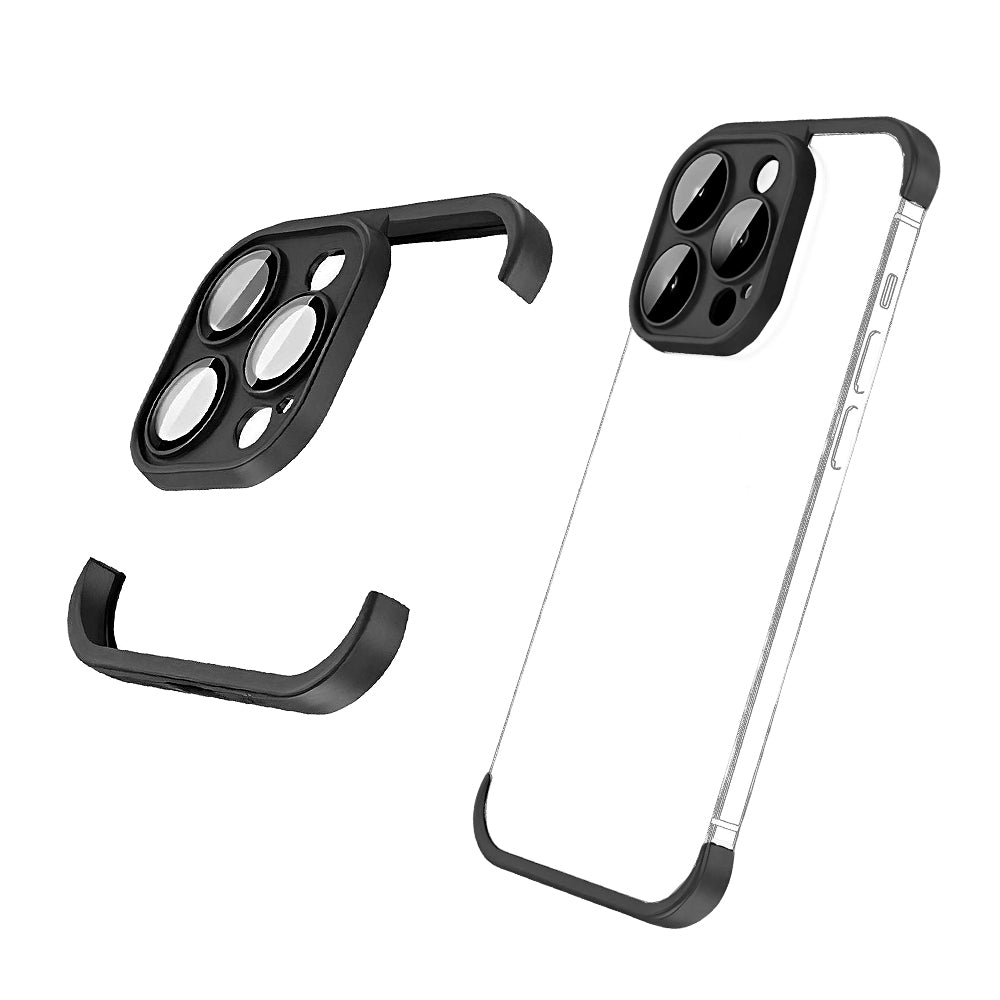 Frameless Bumper With Lens Protector Case