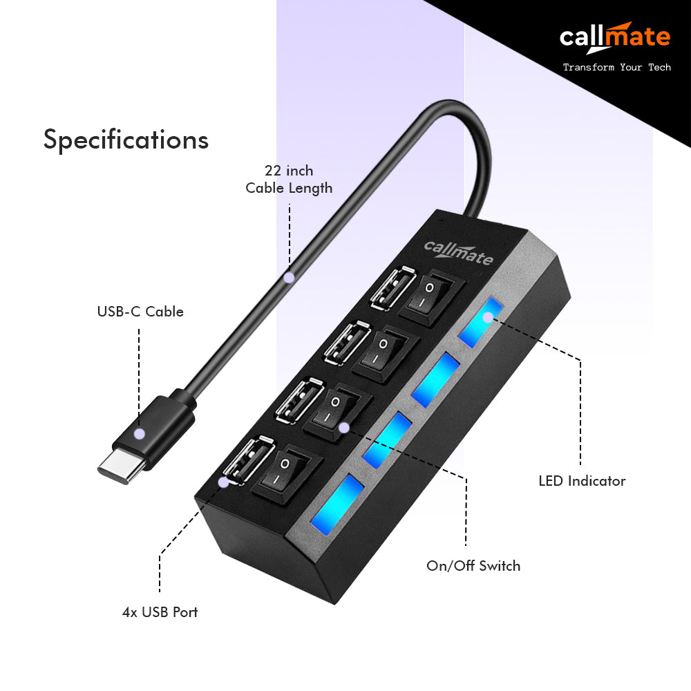 4 USB Hub (Type-C)