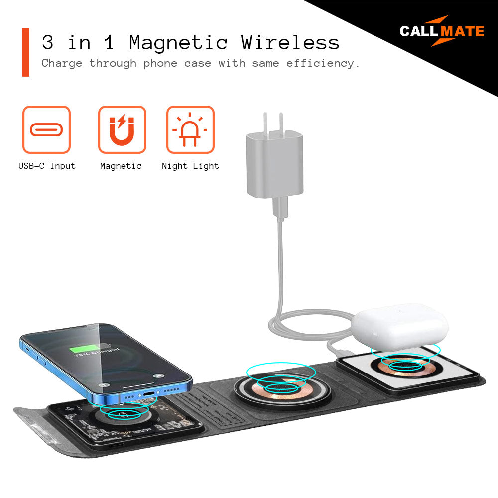 MagFuse 3-in-1 Foldable Wireless Charger