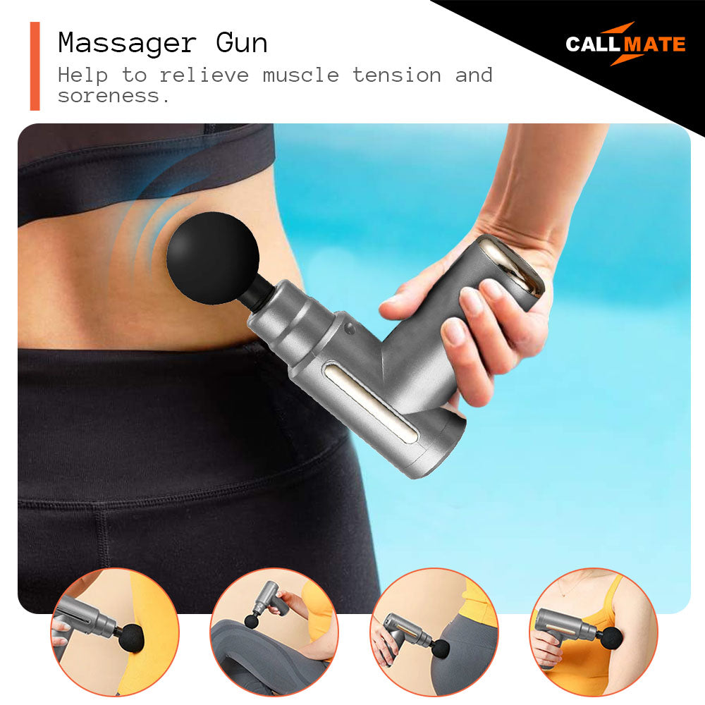 Muscle Massager Gun, Handheld Electric Deep Tissue Percussion Massager