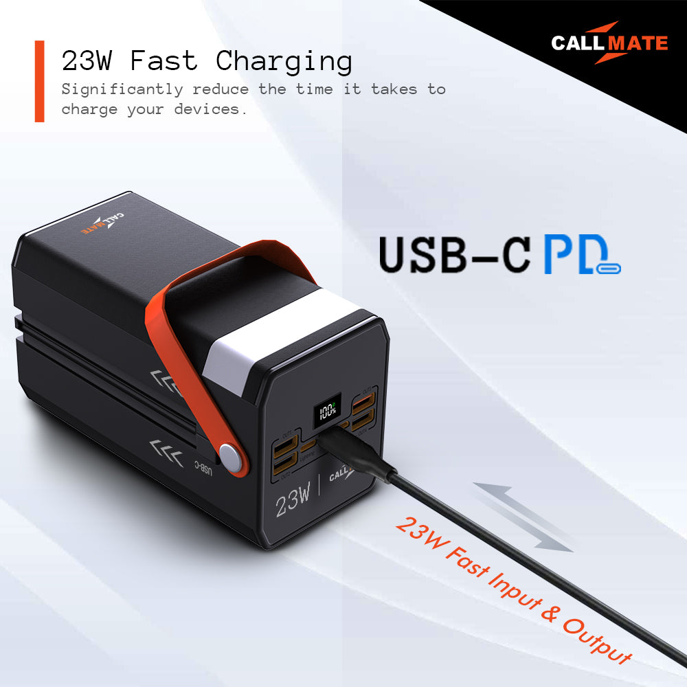 Treasury Power Bank 100,000mAh with 30W Solar Panel