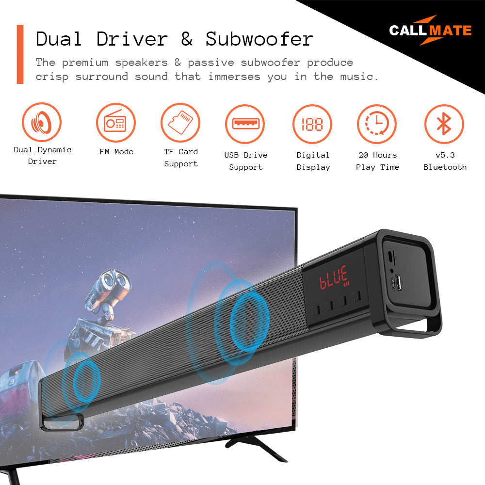 EchoBass Wireless Soundbar