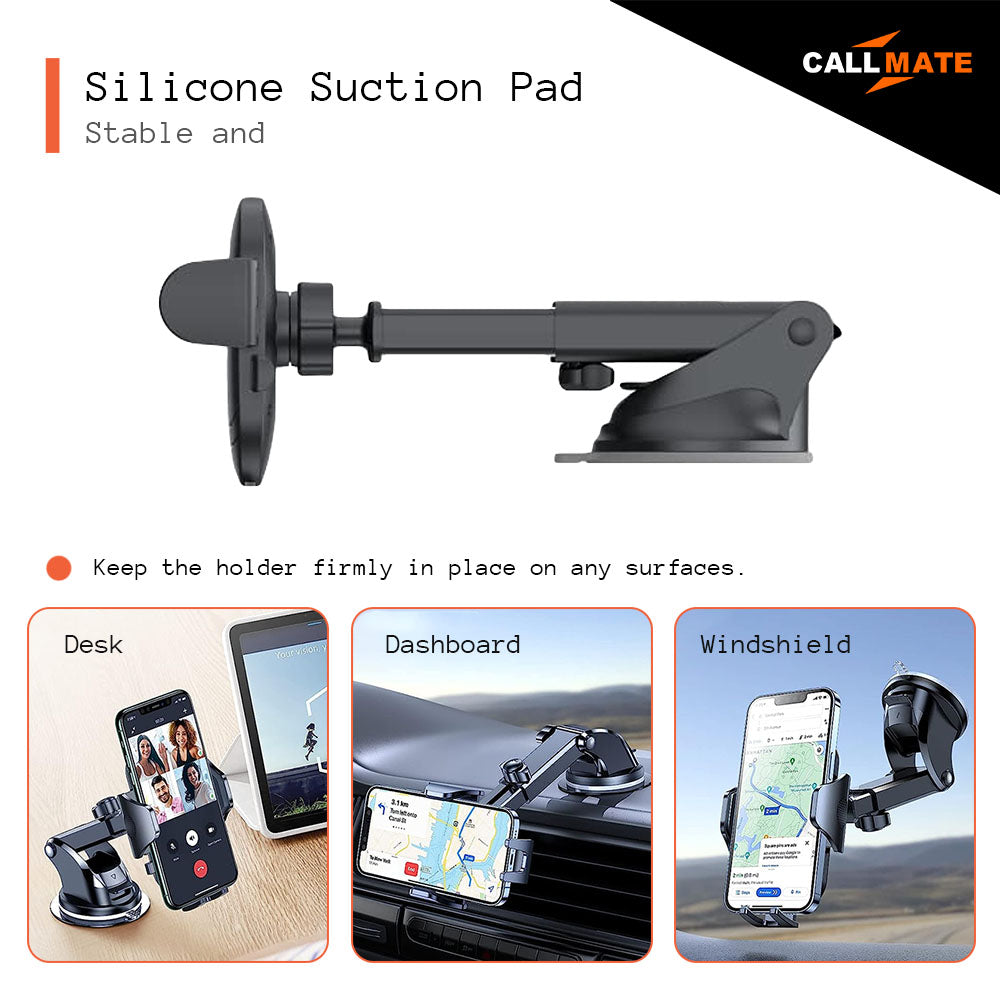 ApexHold: Phone Holder for Car Dashboard/ Windshield/Desktop
