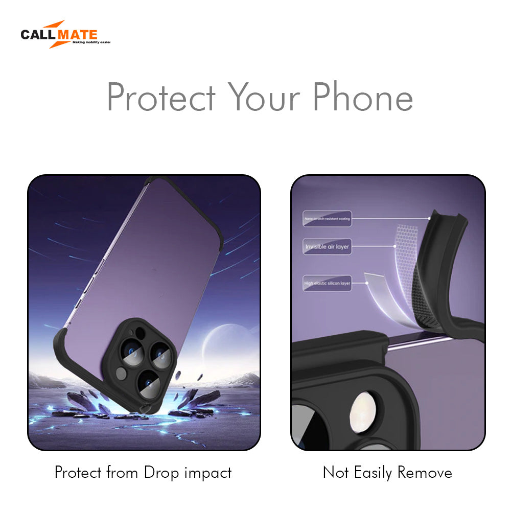 Frameless Bumper With Lens Protector Case