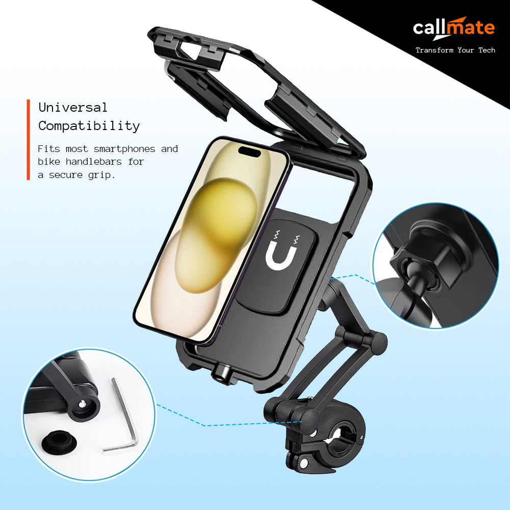 M3: 360° Rotation Waterproof Bike Mobile Holder