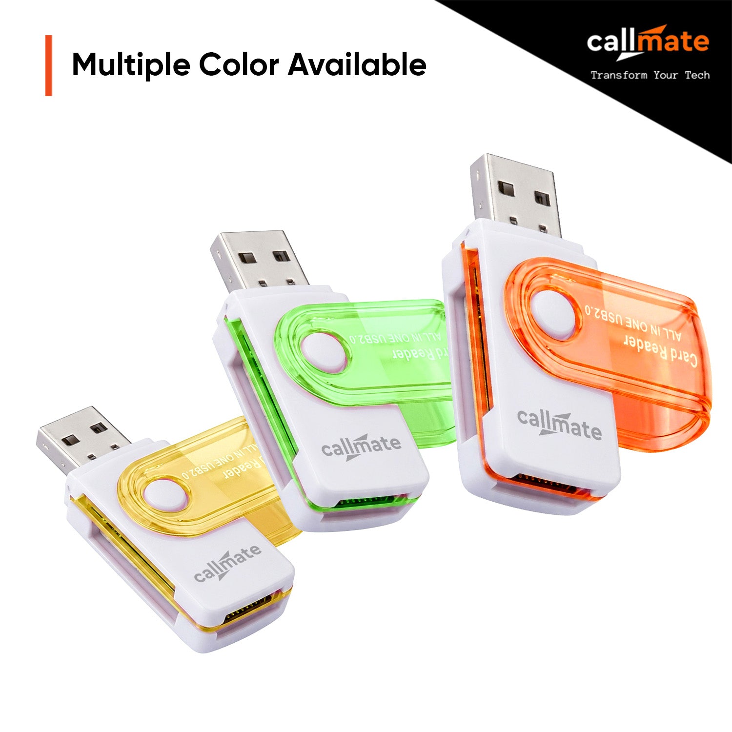 4 in 1 Card Reader (Assorted)