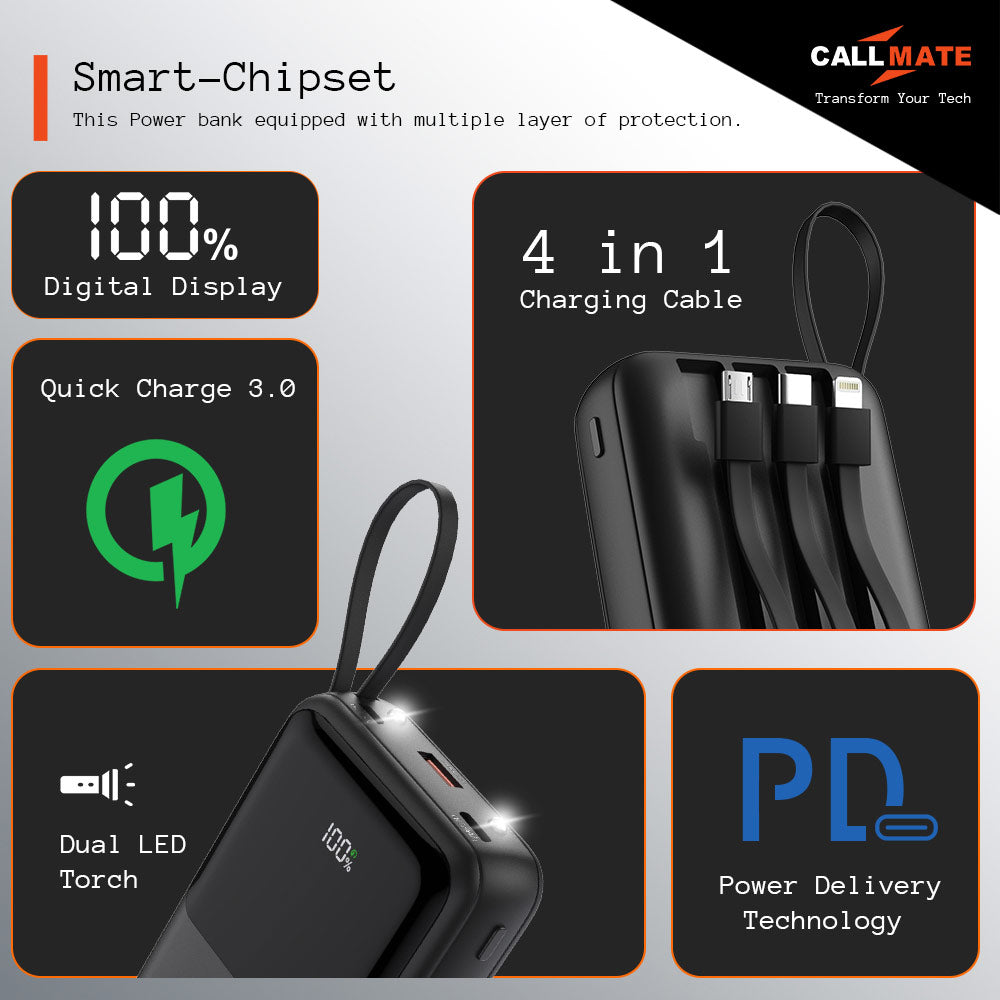 DX-467: Power Bank 10000mAh Flashlight
