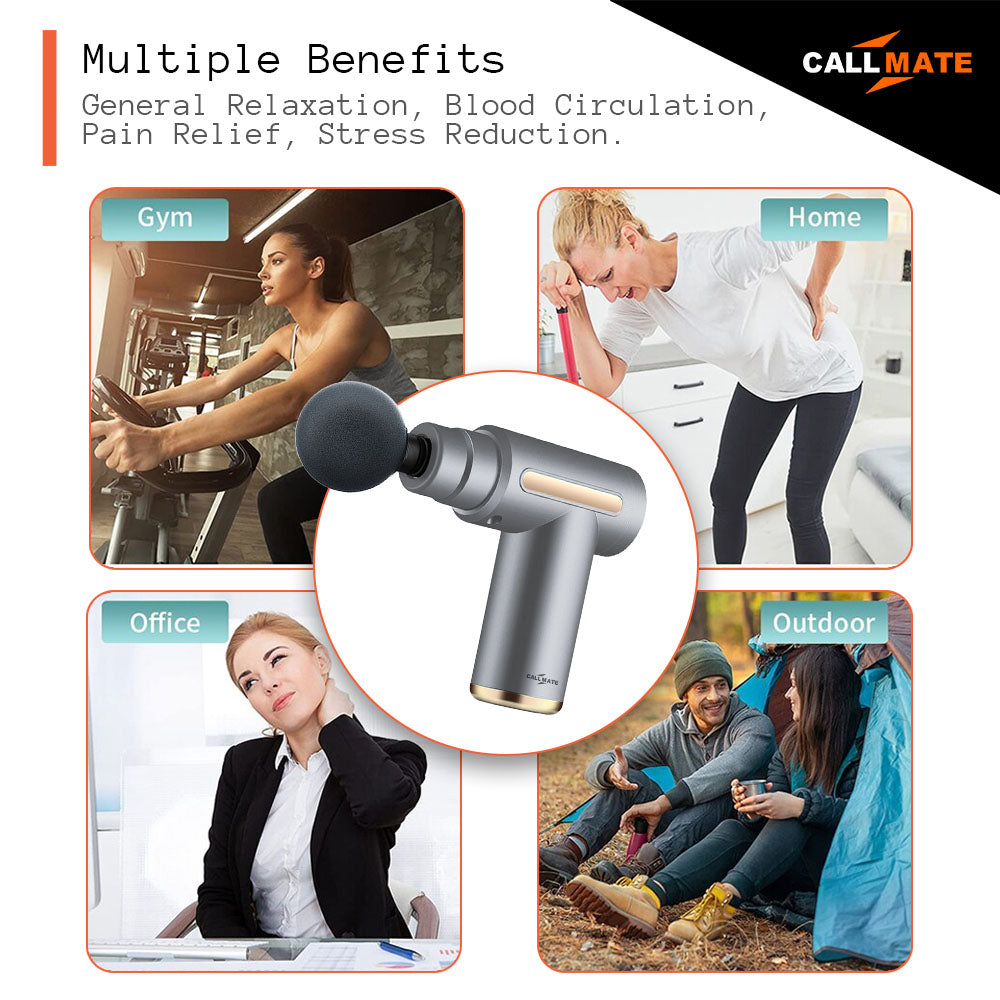 Muscle Massager Gun, Handheld Electric Deep Tissue Percussion Massager