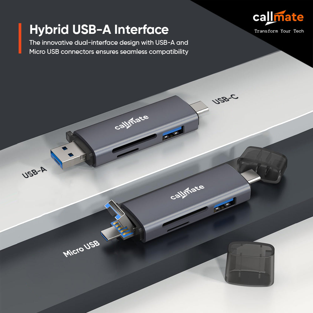 6 in 1 OTG Card Reader