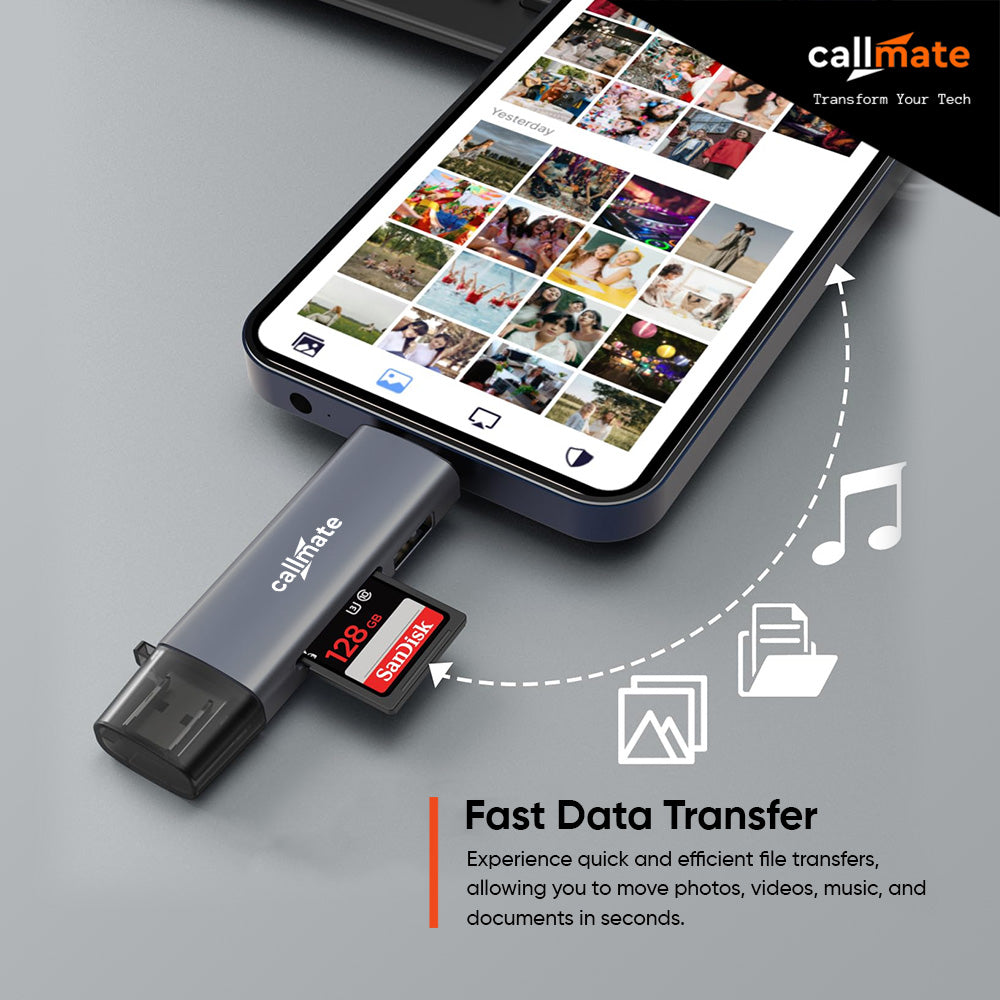 6 in 1 OTG Card Reader