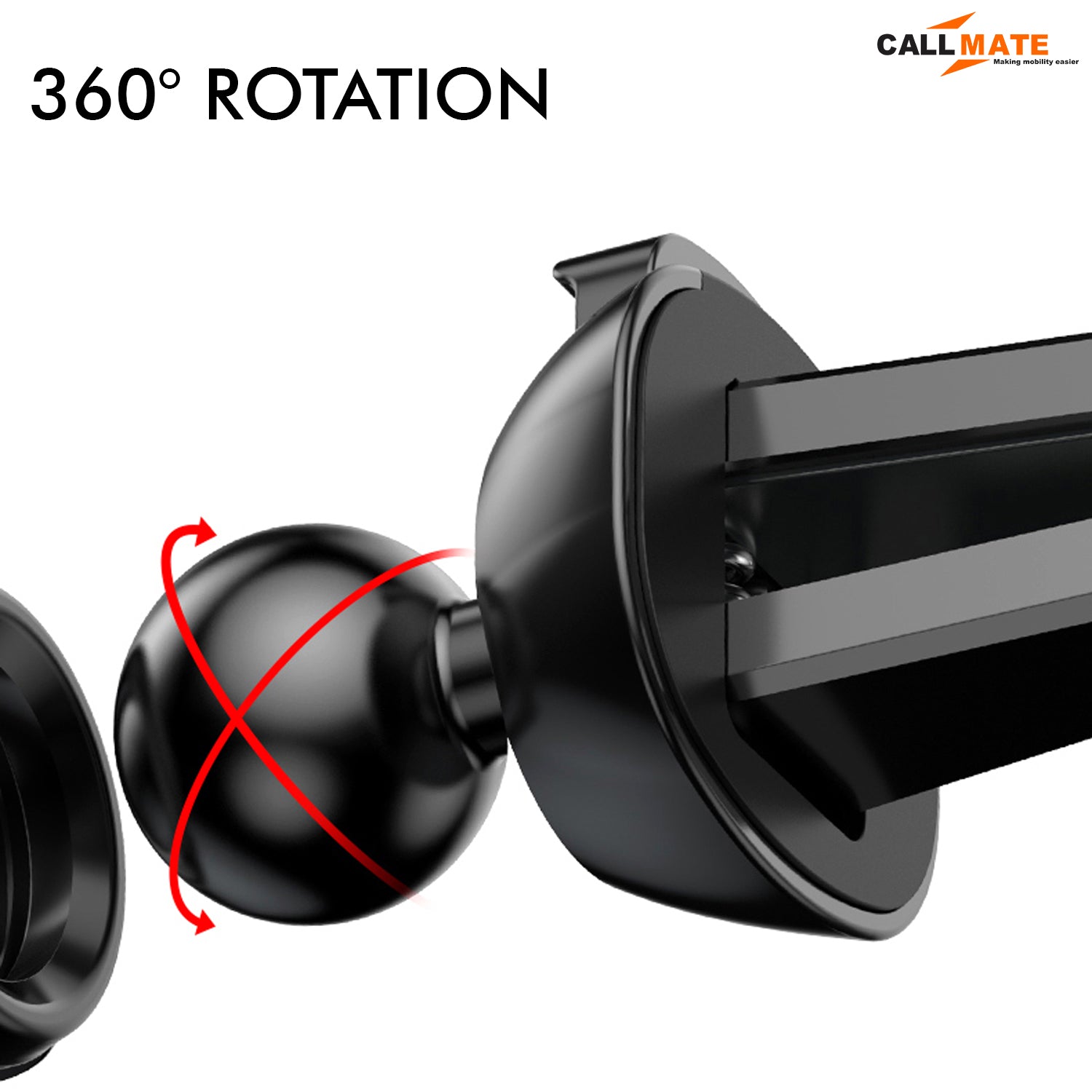 Car Holder with 360 Degree Rotation