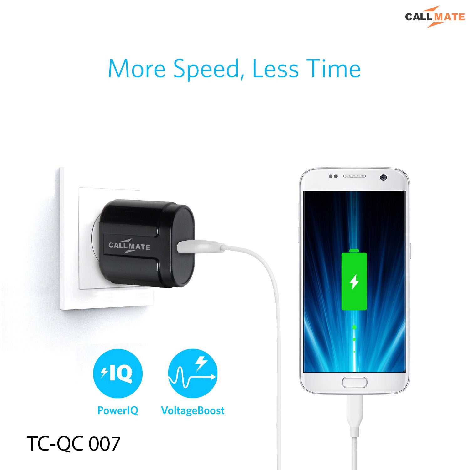 CT 21 18W QC Wall Fast Charger, 3.1A with 60W 3 in 1 Cable