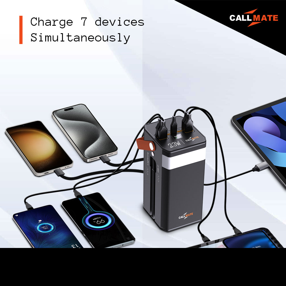 Treasury Power Bank 100,000mAh with 30W Solar Panel