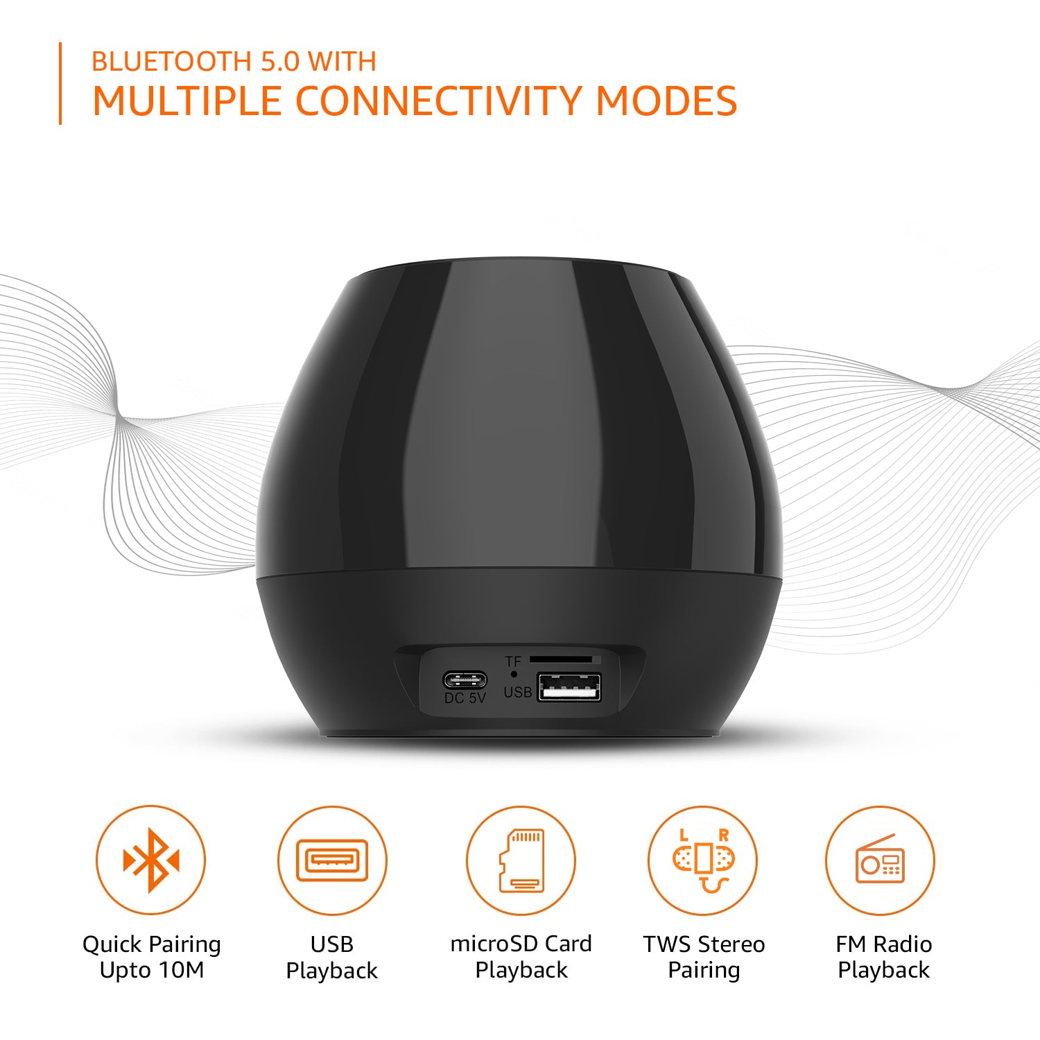 Callmate Sonic: Wireless Bluetooth Speaker