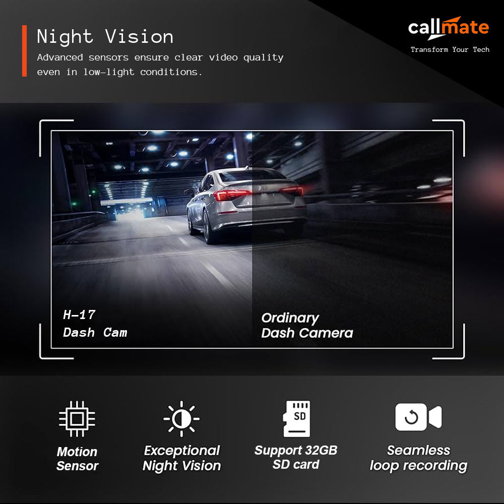 Roadrunner : Car Dashboard Camera 1080p Full HD