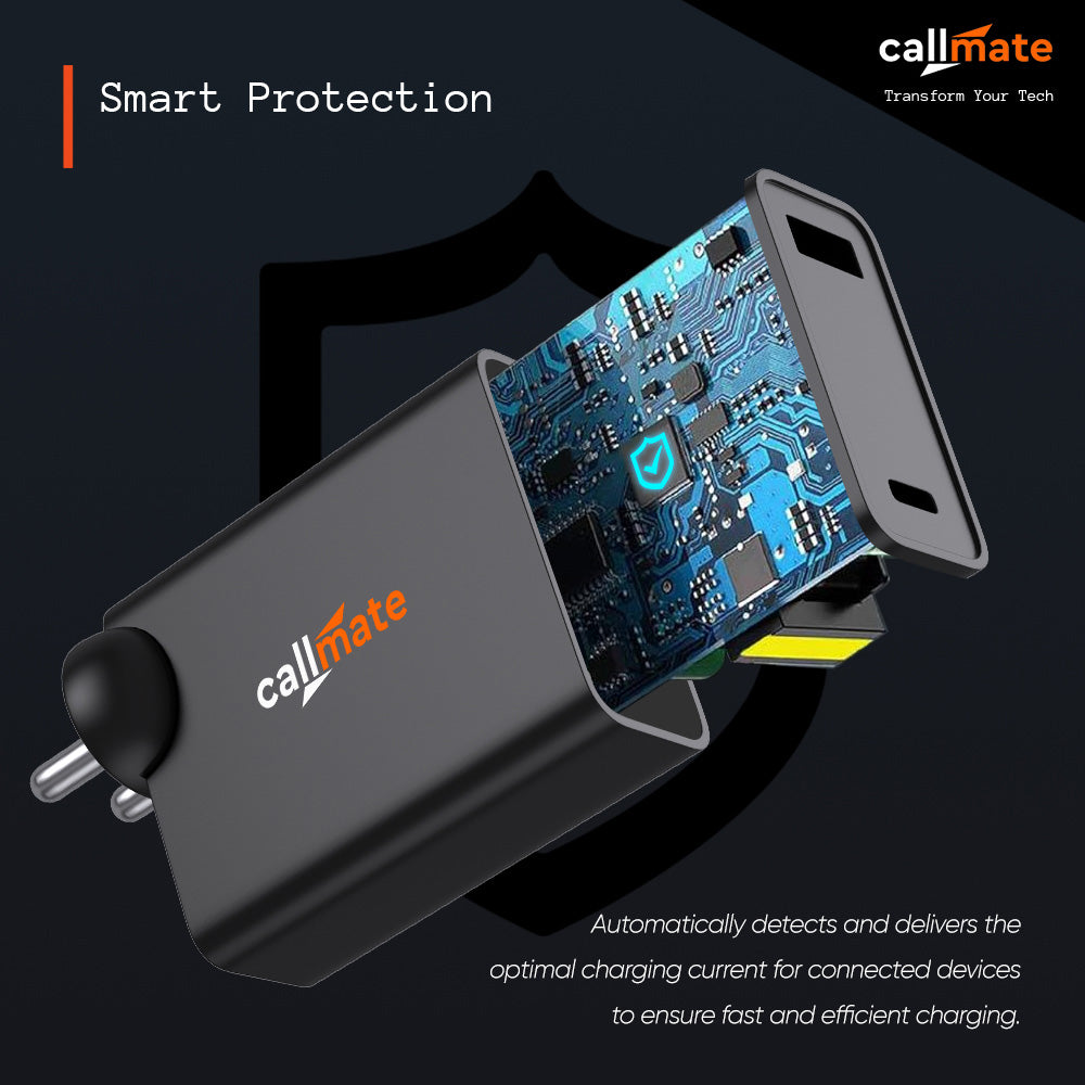 Callmate CT 31 QC PD Wall Charger With Type-C Cable