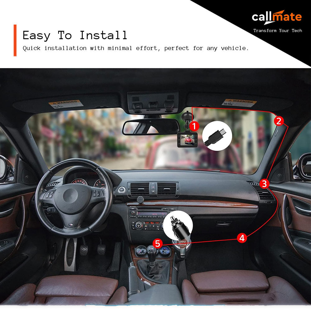 Roadrunner : Car Dashboard Camera 1080p Full HD
