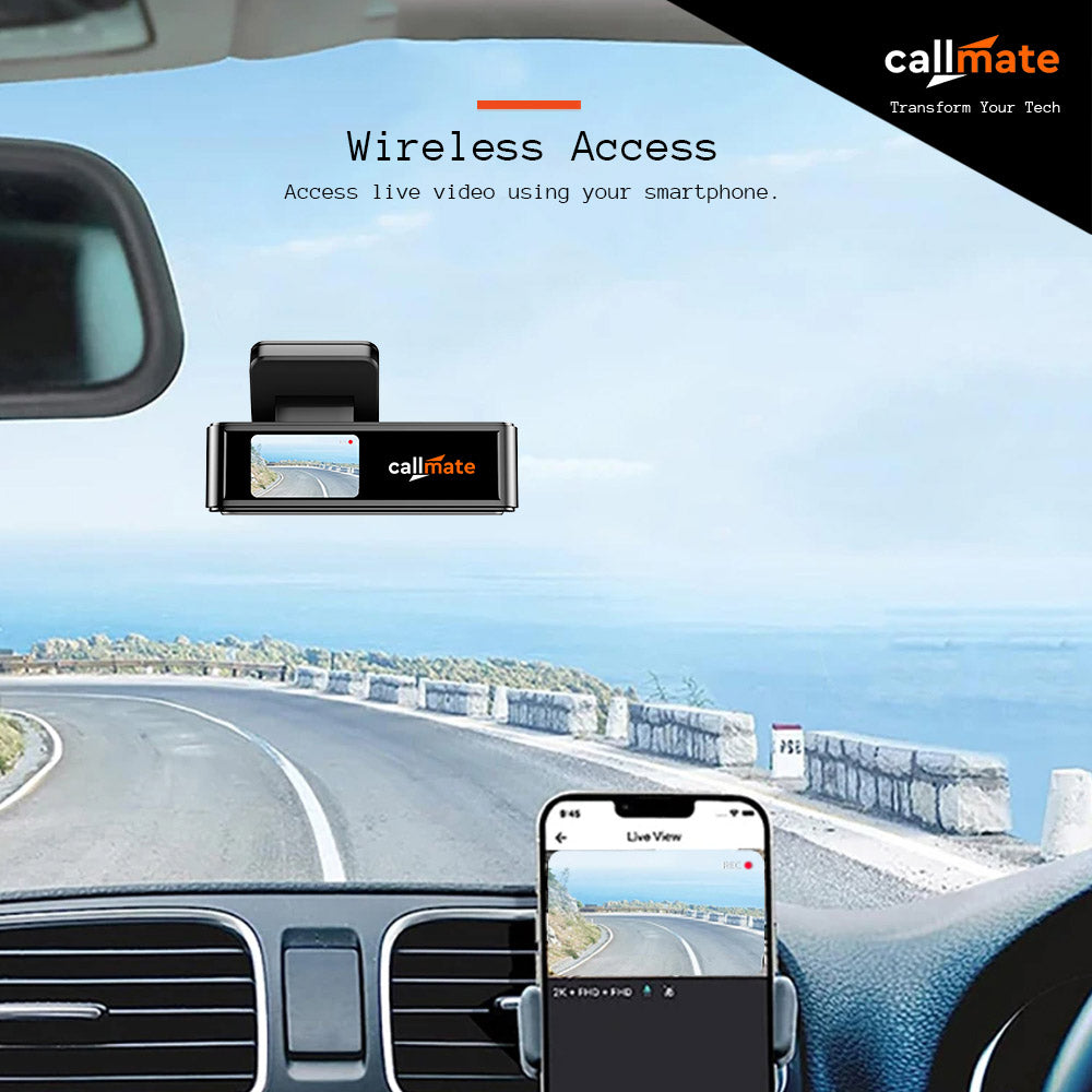 Road Master : Car Dashboard Camera 2K Ultra HD
