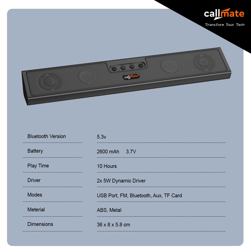 SoundMate Wireless Soundbar