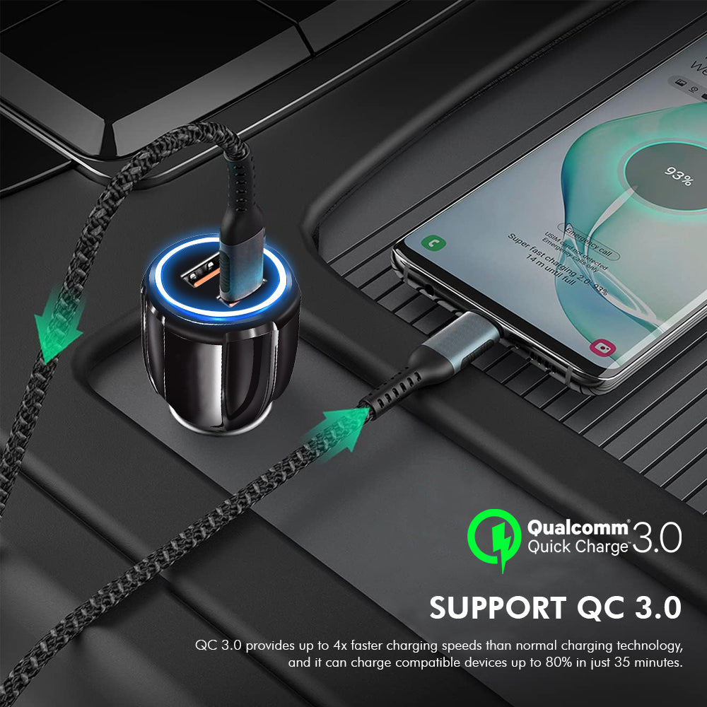 Callmate CT54 Dual Port Car Charger (Free Cable)