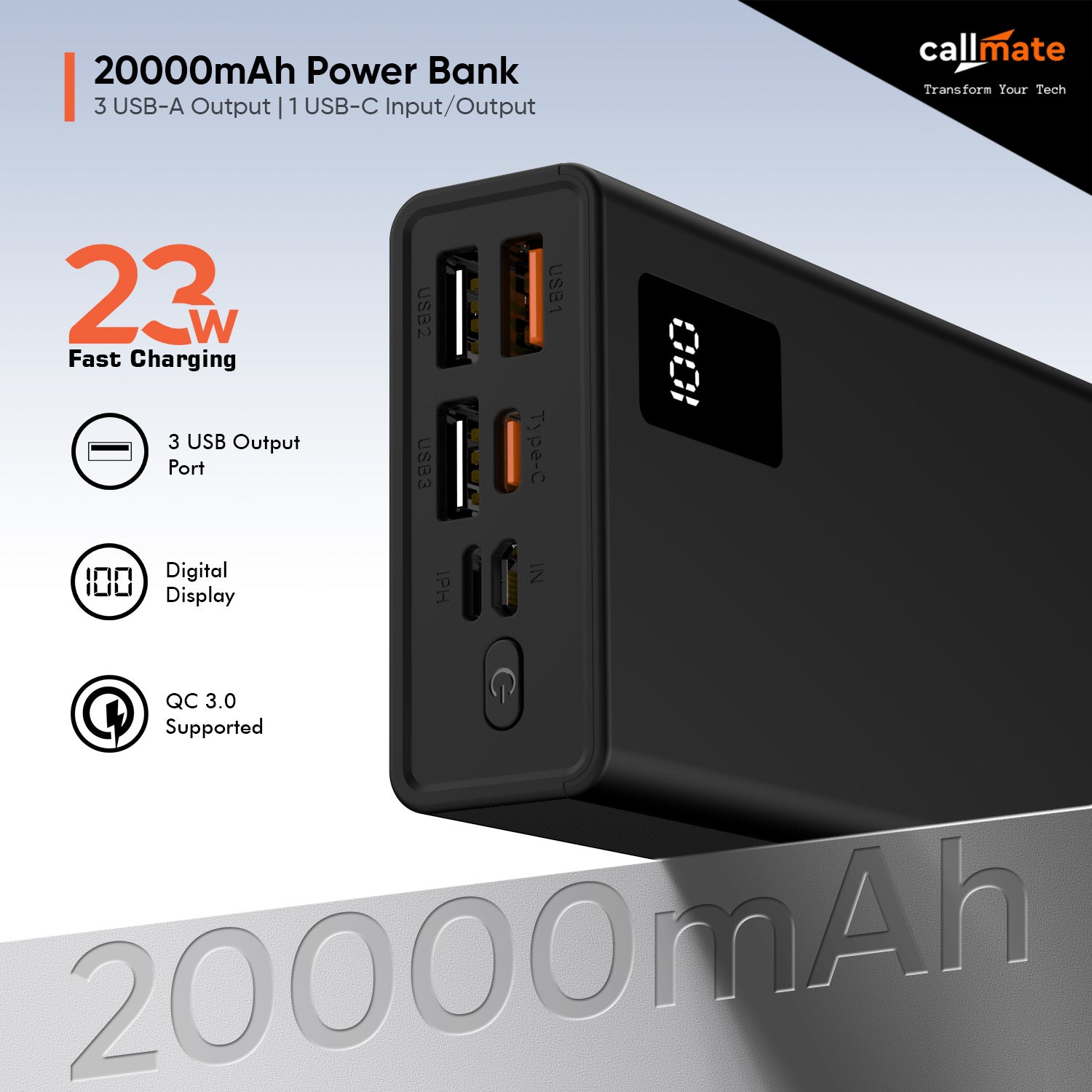 Meteor: The Power Bank 20000mAh