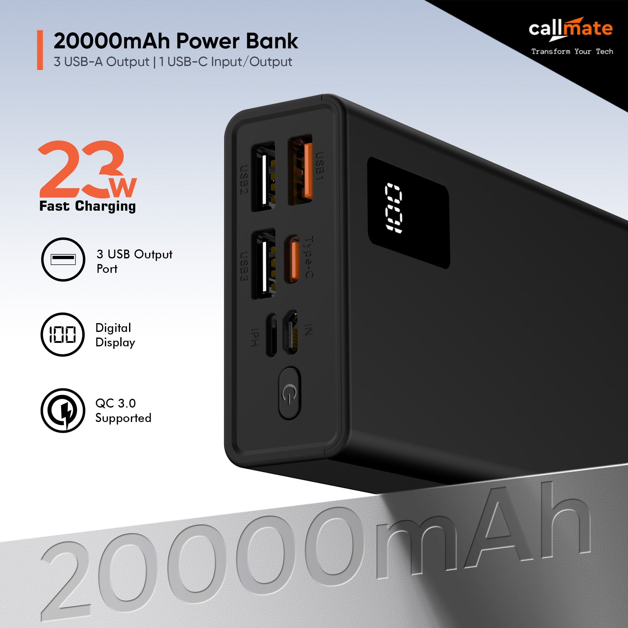 Meteor: The Power Bank 20000mAh