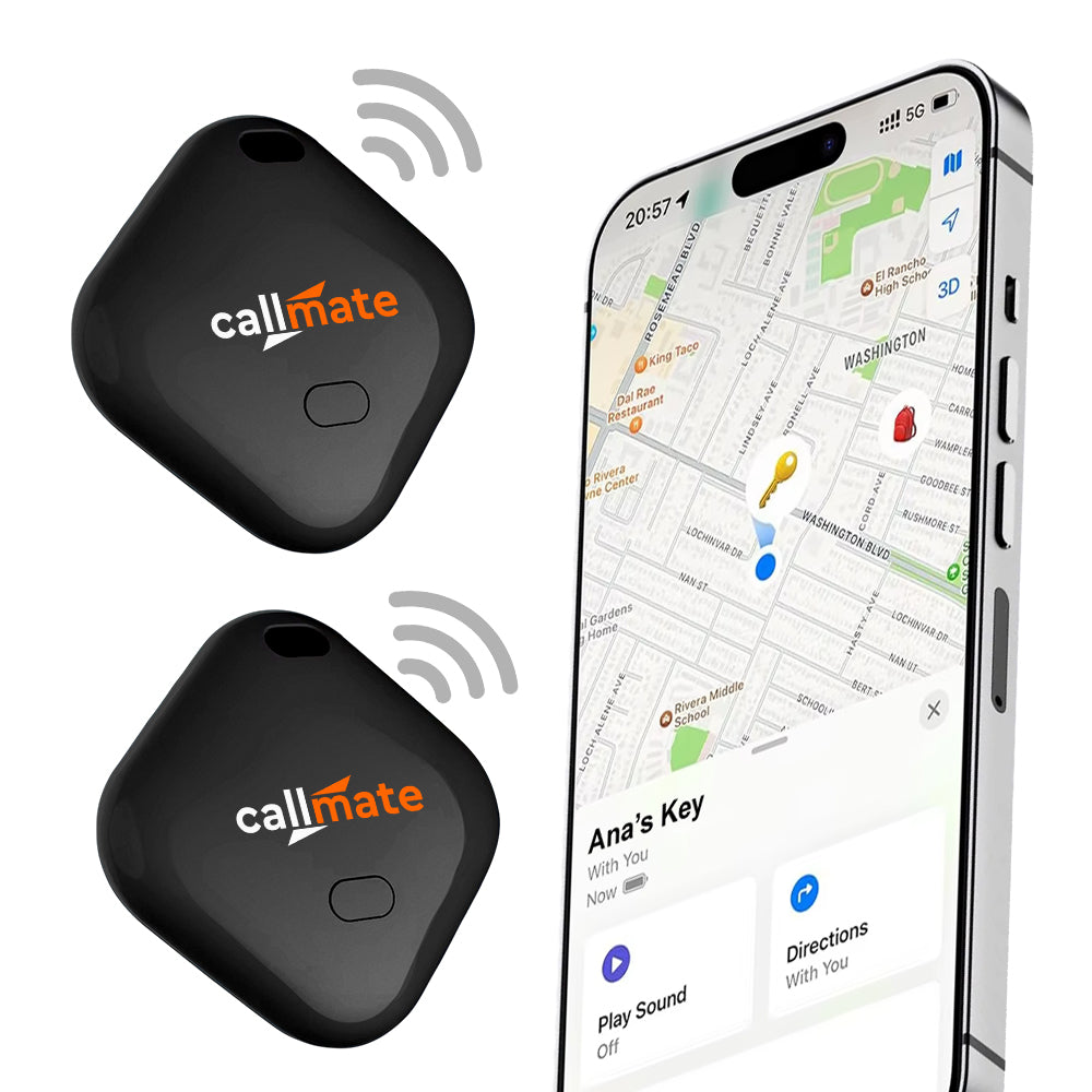 SearchTag for Apple with Loud Buzzer, Works with Apple Find My (No App Required, Replaceable Battery)