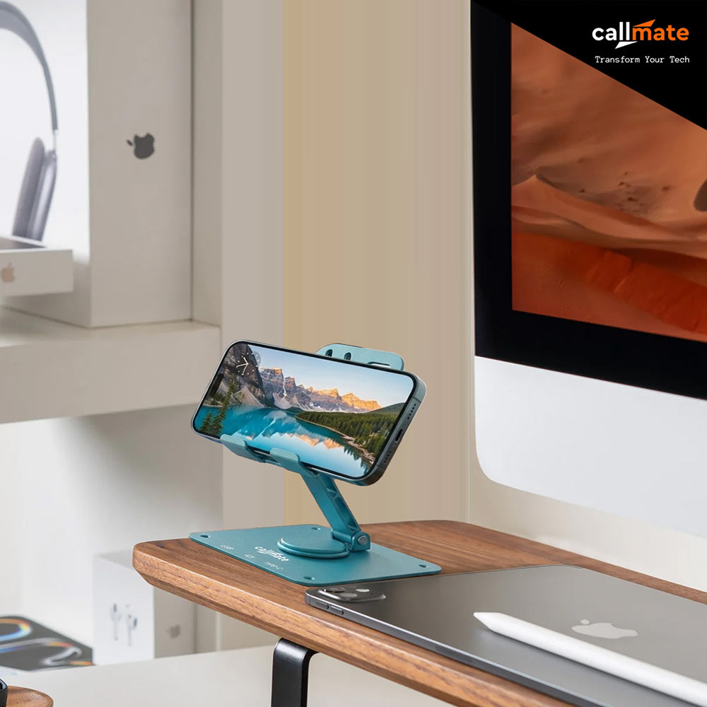 Bendor: 360° Metal Mobile Holder (Blue)