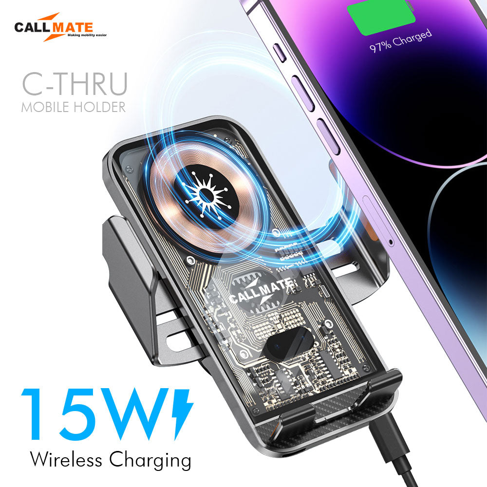 C- Thru PowerDrive : 15W SmartSense Car Mount Holder