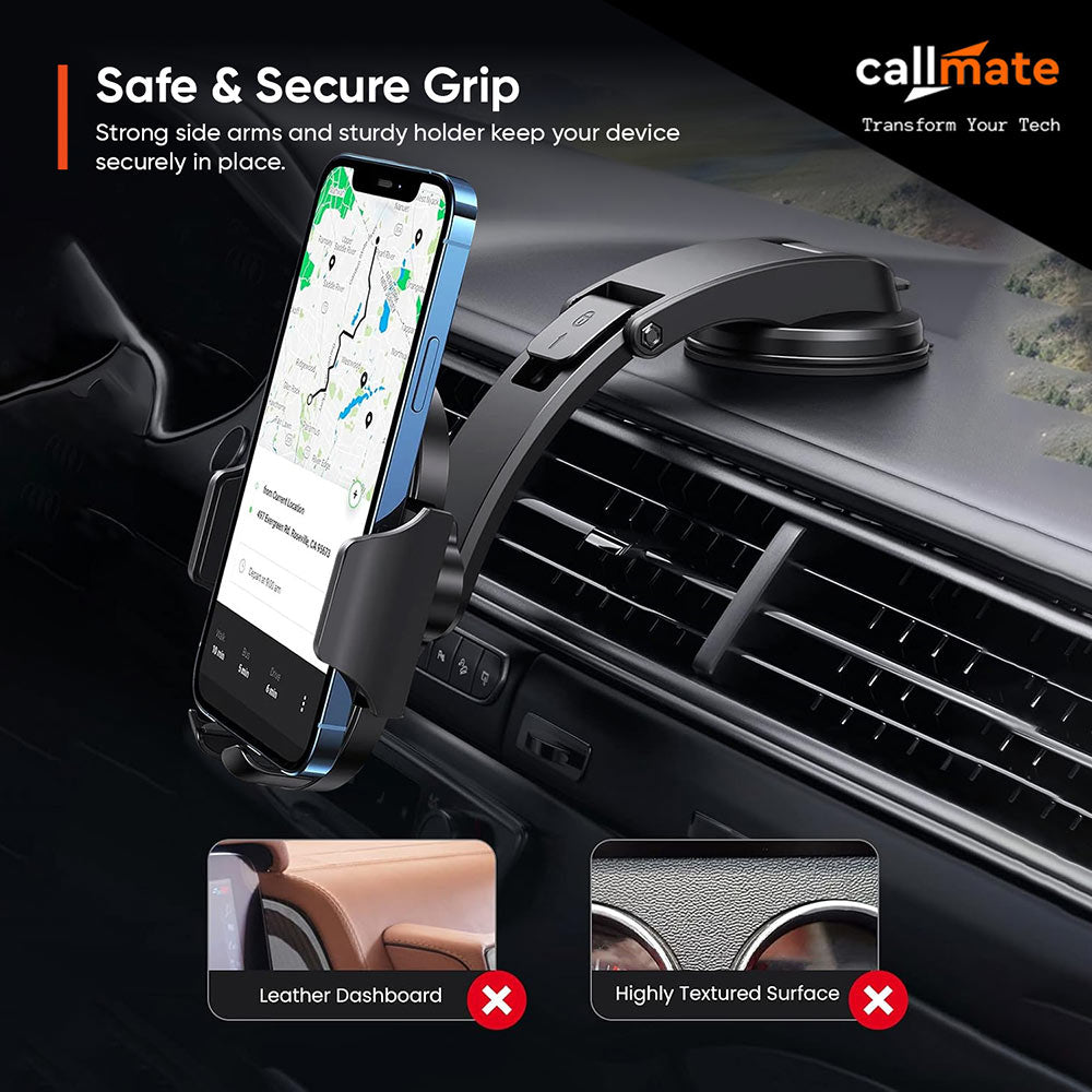 Car Mobile Holder for Dashboard & Windscreen