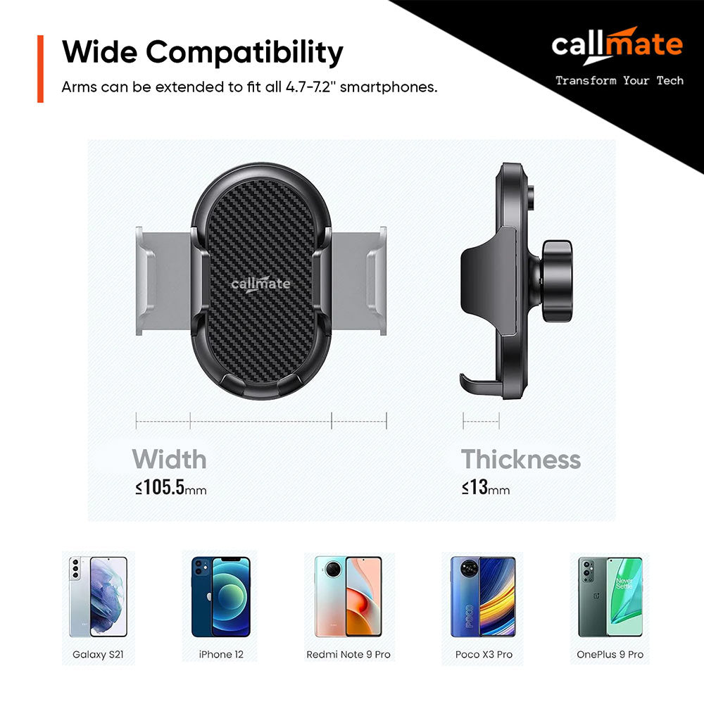 Car Mobile Holder for Dashboard & Windscreen