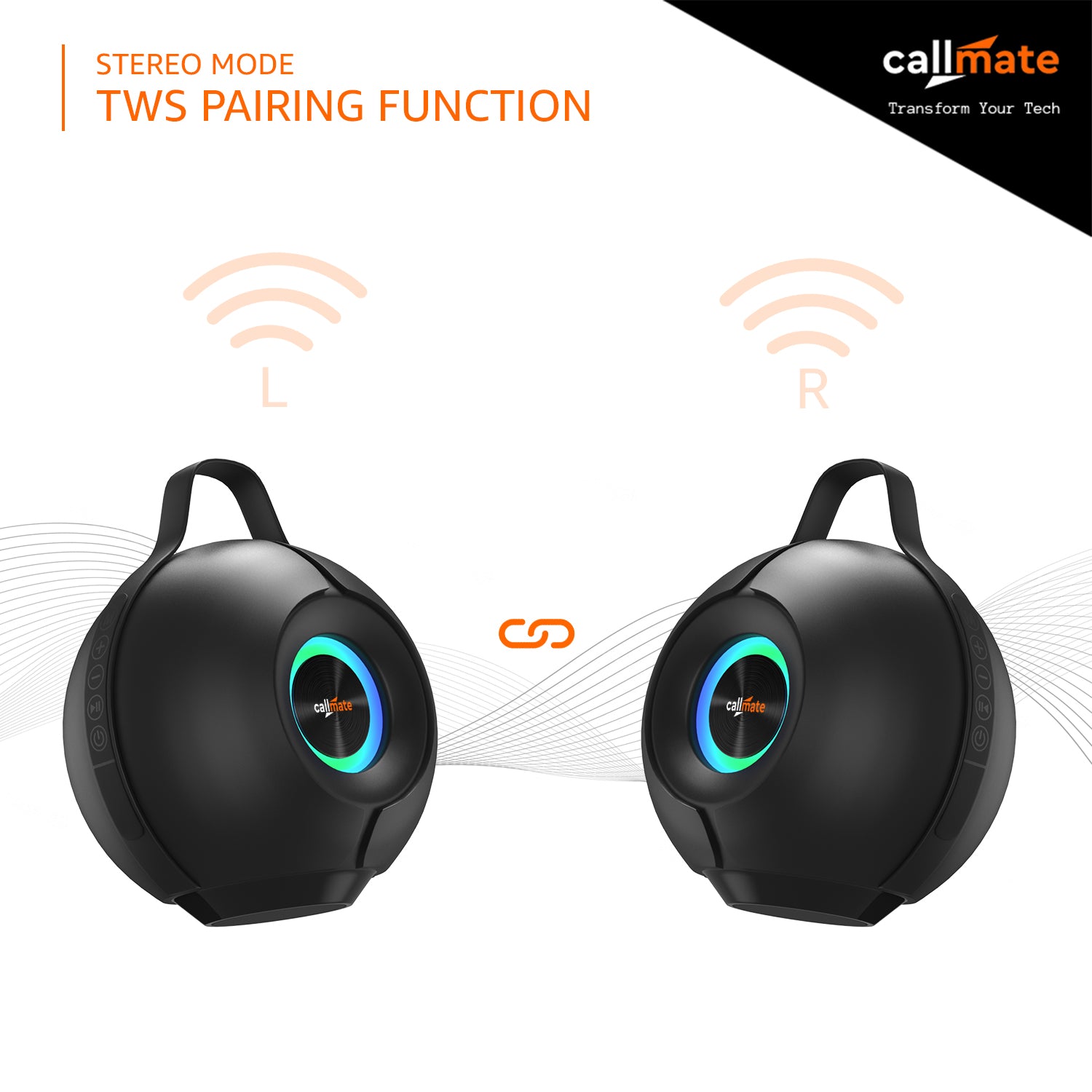 Callmate Sonic Pro: Wireless Bluetooth Speaker