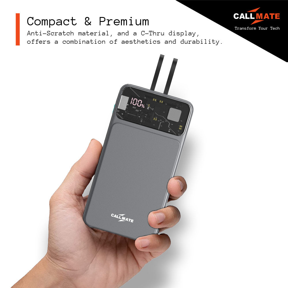 C-Thru 10000mAh Power Bank
