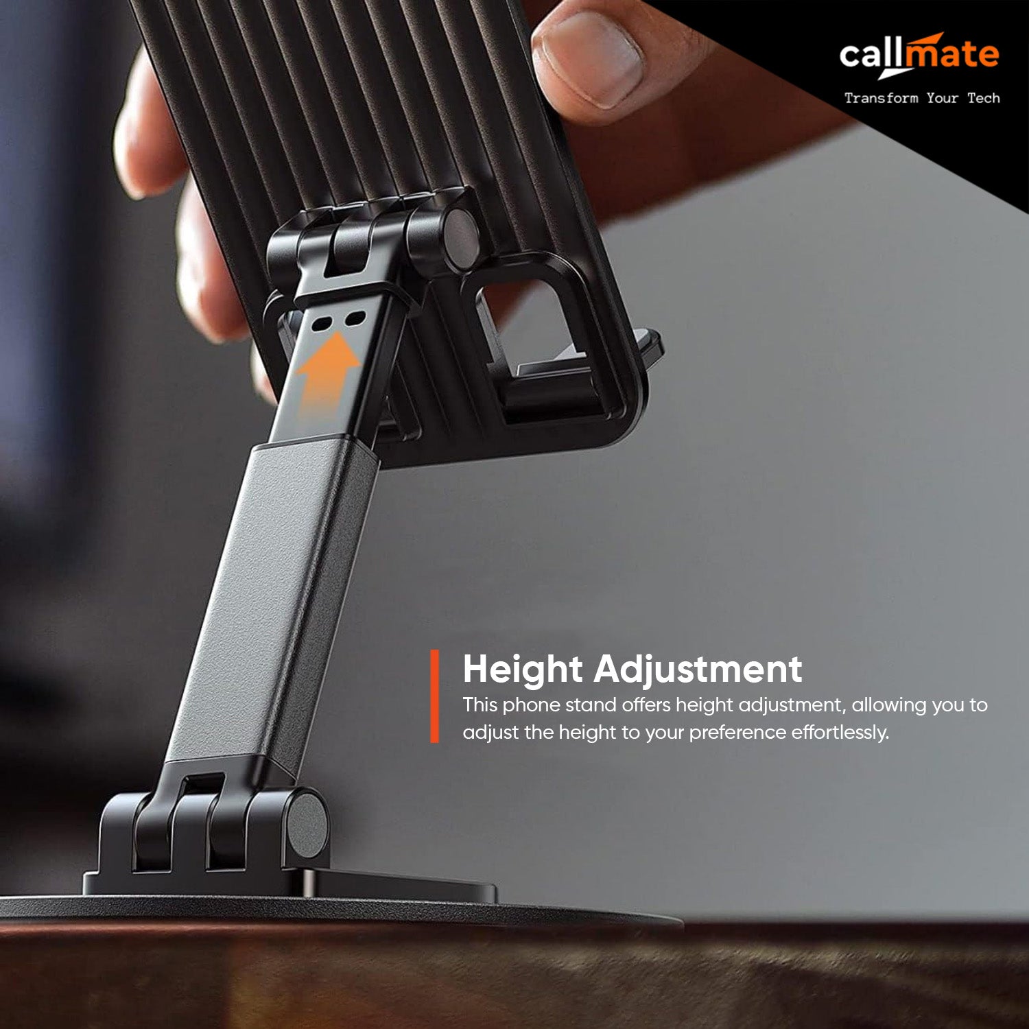 Foldable & Portable Mobile Holder (360° Rotation)