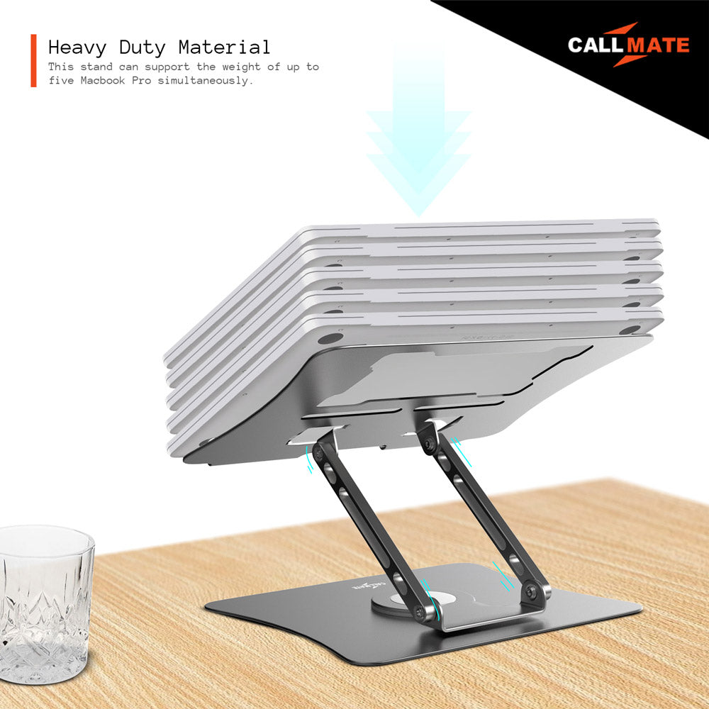 Metal Laptop Stand - 360° Rotation