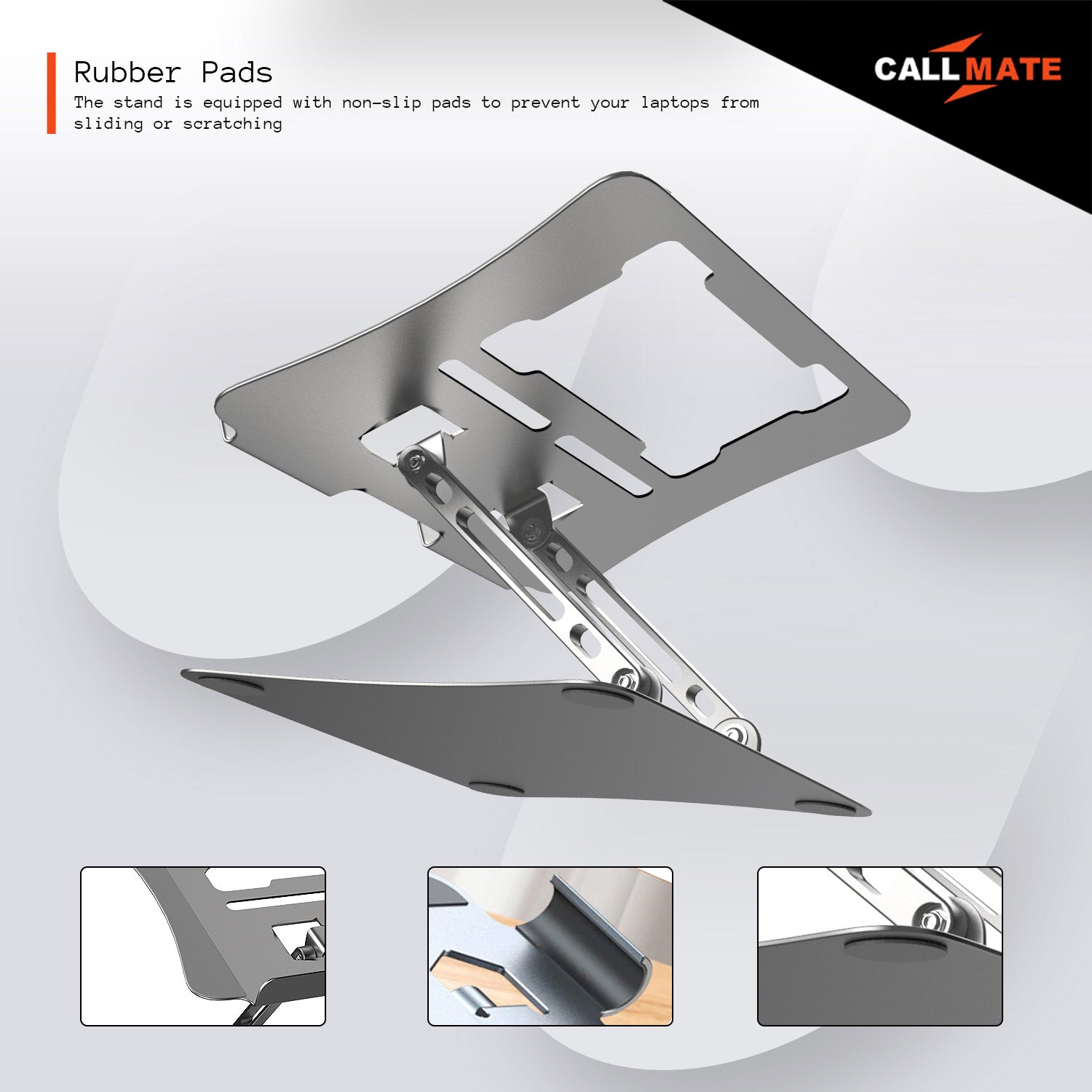 Metal Laptop Stand - 360° Rotation