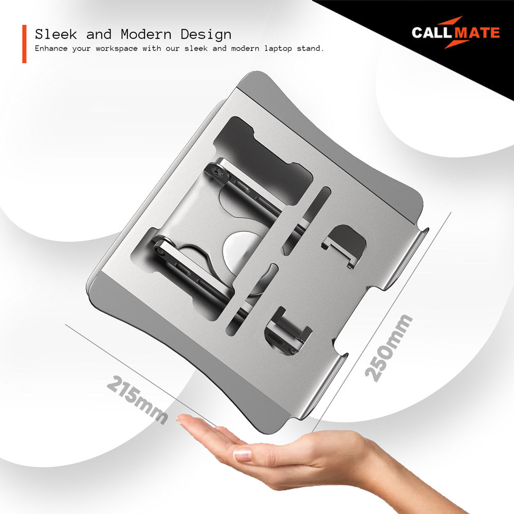 Metal Laptop Stand - 360° Rotation