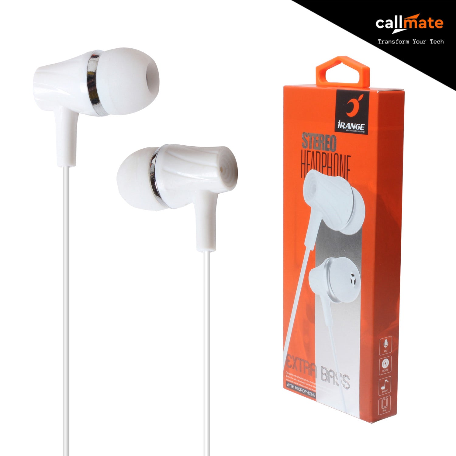 M17 Earphone (White)