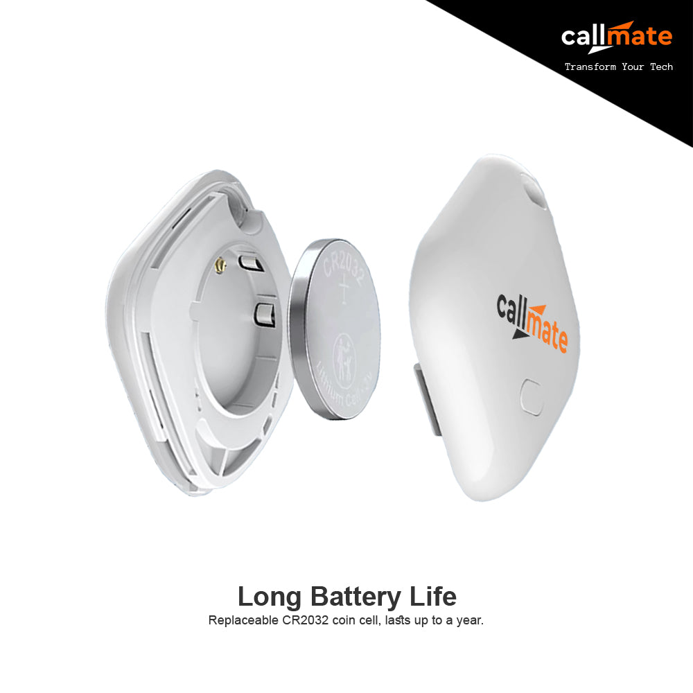 SearchTag for Apple with Loud Buzzer, Works with Apple Find My (No App Required, Replaceable Battery)