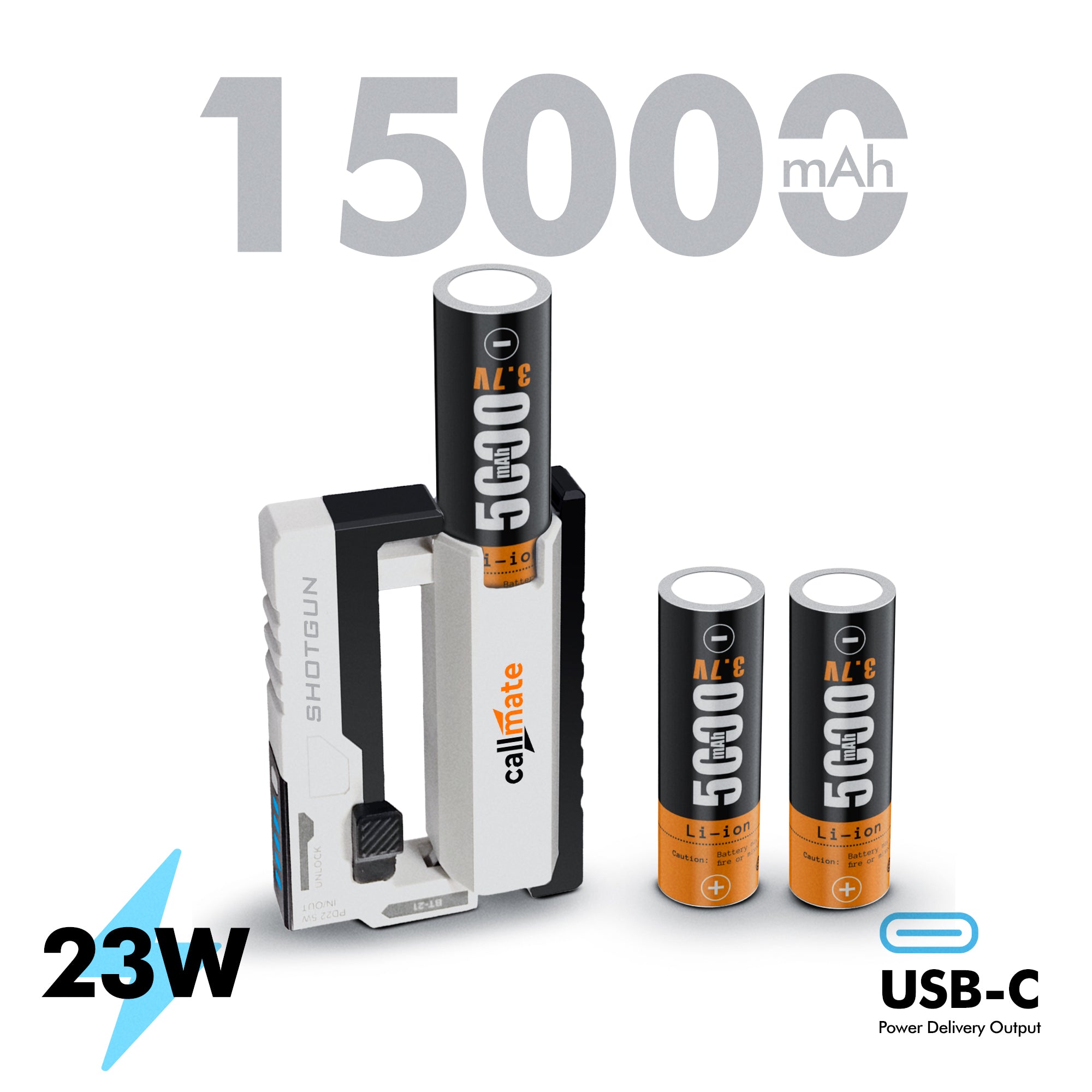 Shotgun: The Power Bank 15000mAh