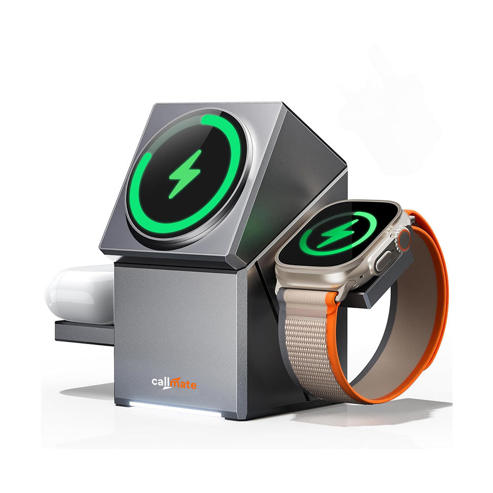 Iron Hide 3 in 1 Wireless Charger (15W)