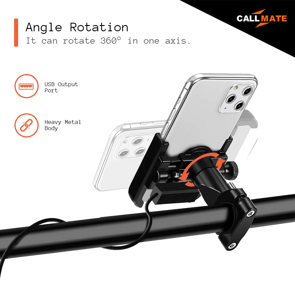 Bike phone deals mount charger