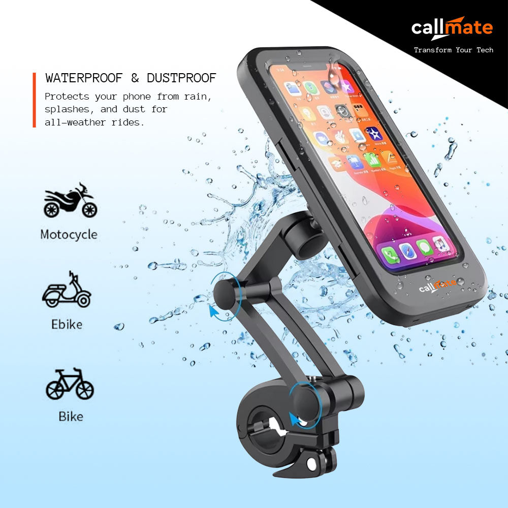 M3: 360° Rotation Waterproof Bike Mobile Holder