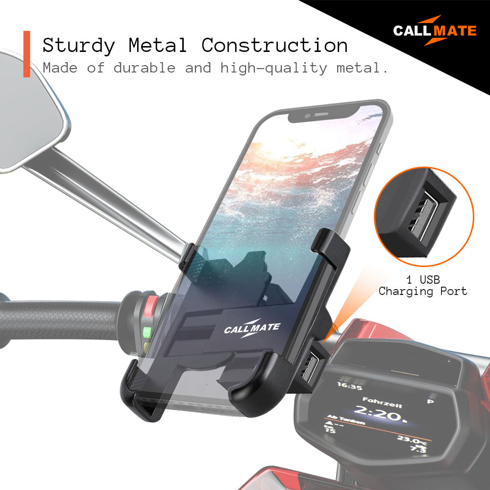 RoadTech: Bike Phone Holder with USB Charger
