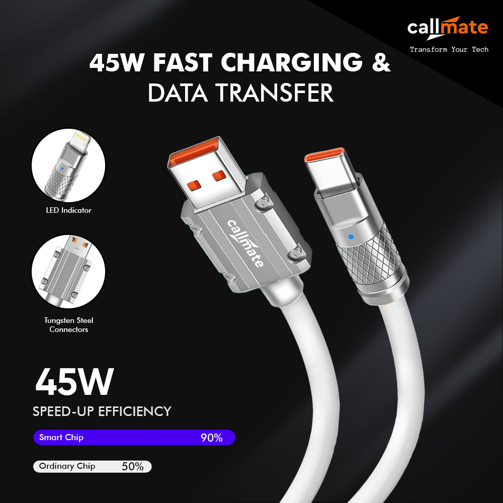 RapidSync: 45W USB-A to Type-C Cable (1M)