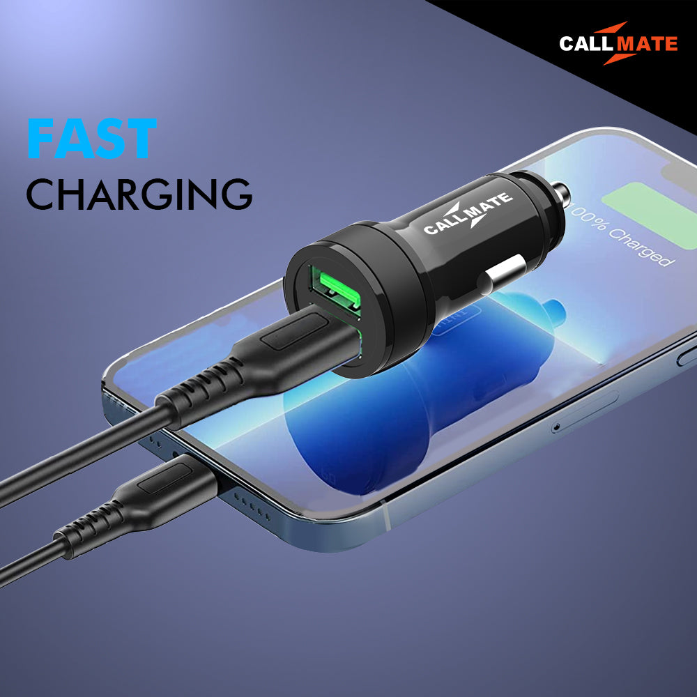 CT54 18W Dual Fast Car Charger