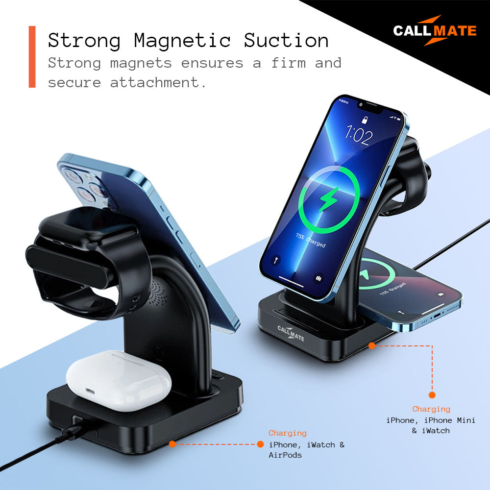 MagDock 5 IN 1 Magnetic Wireless Charger