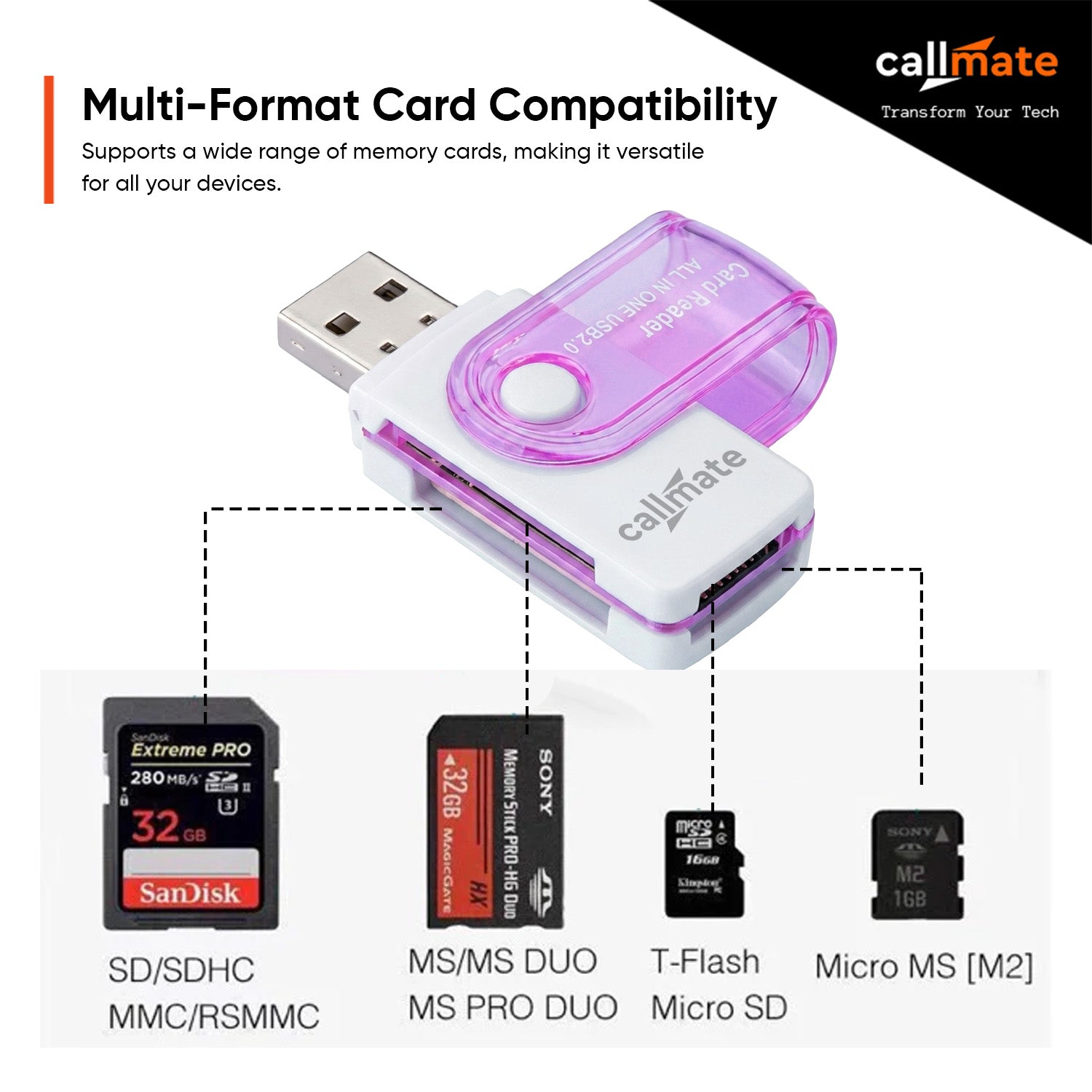4 in 1 Card Reader