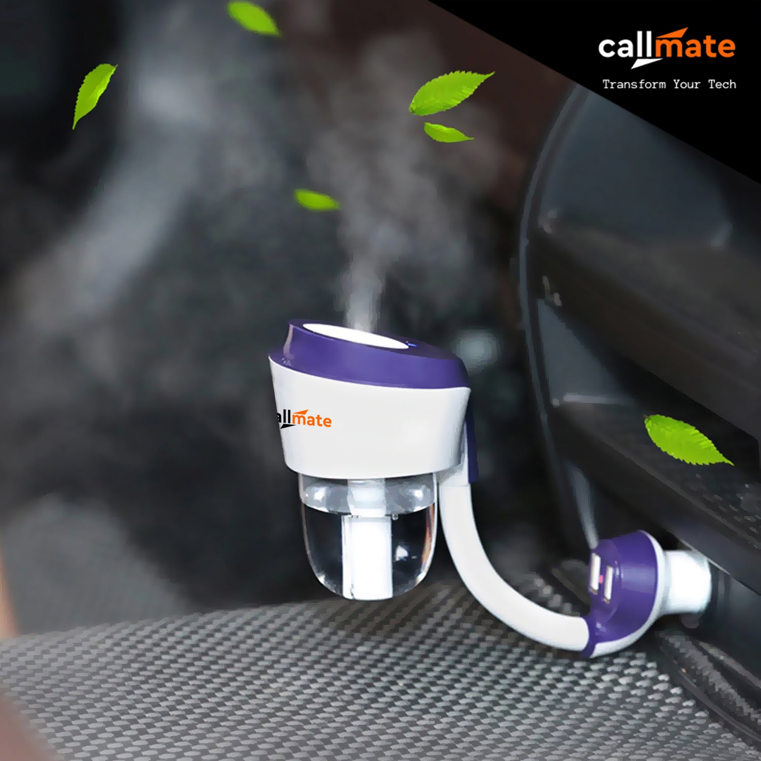 Car Humidifier with 2 USB Port