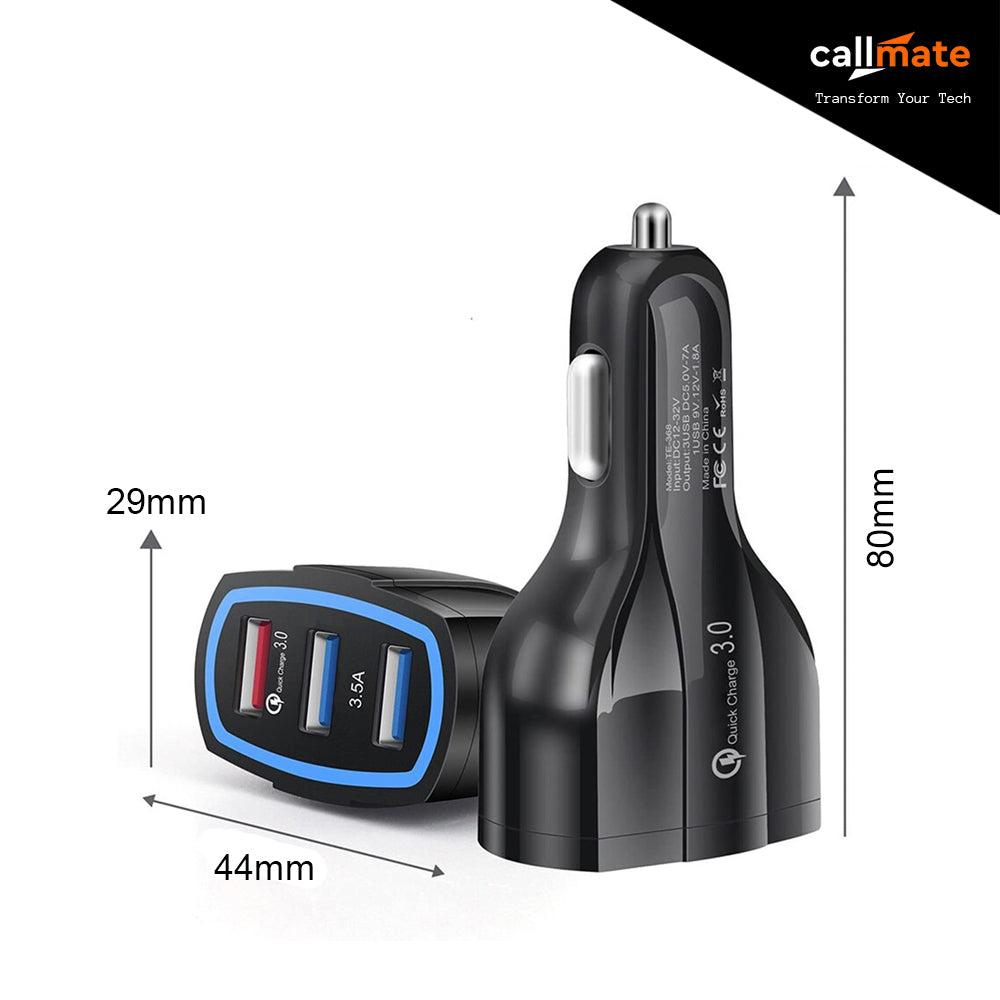 LZ-368: 3 USB Car Charger